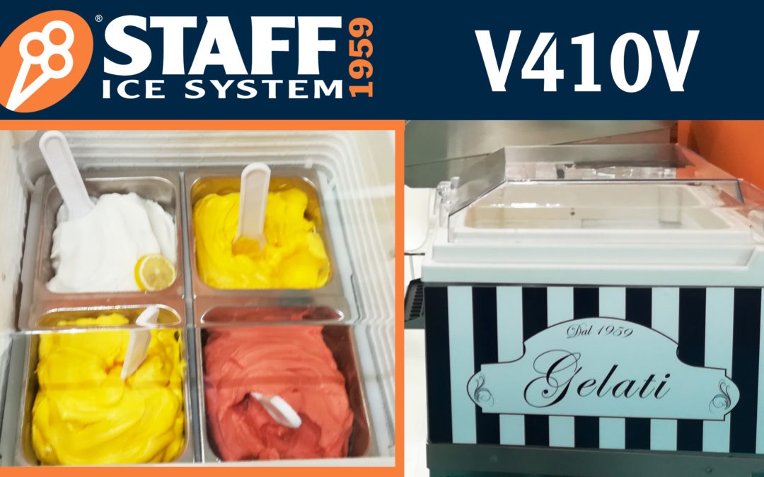 CONSERVATORI V410: il top d’eleganza per la tua gelateria!